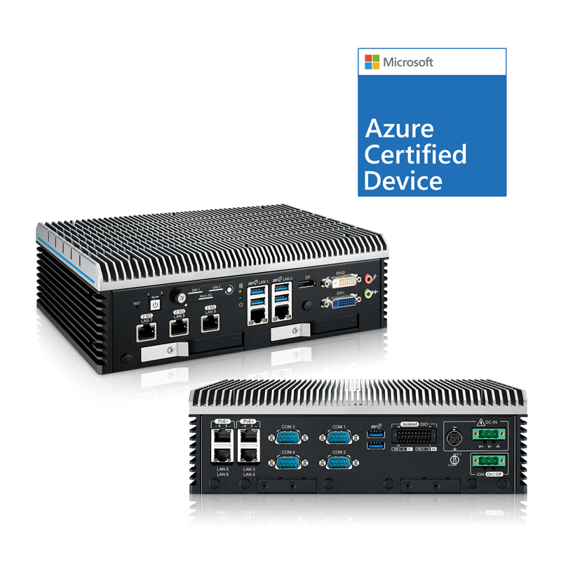 Vecow ECX-2000 Workstation-grade Fanless Embedded System Is Certified by Microsoft Azure Cloud Services