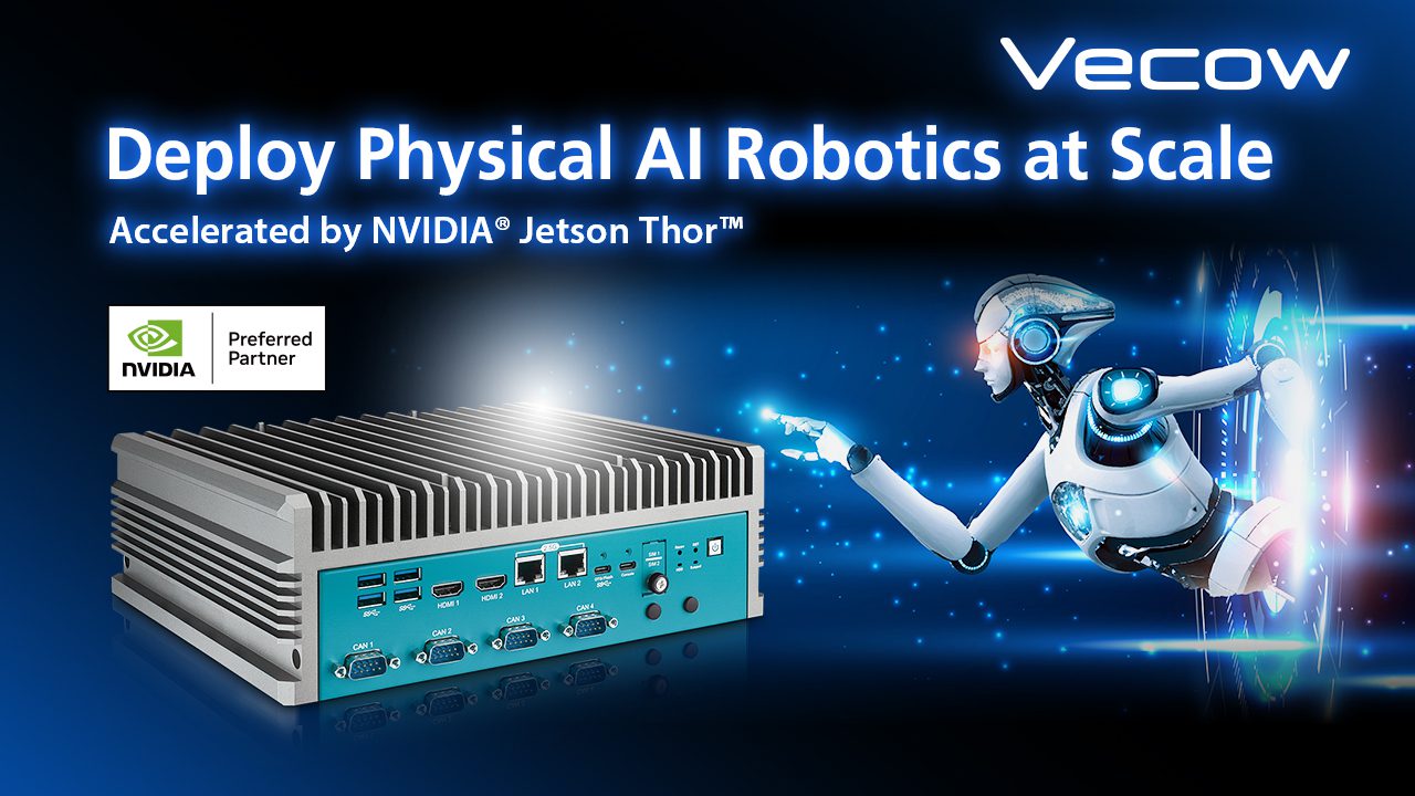 Vecow Expands the EAC-7000 Series Built on NVIDIA Jetson T4000 Variant to Advance Physical AI Robotics