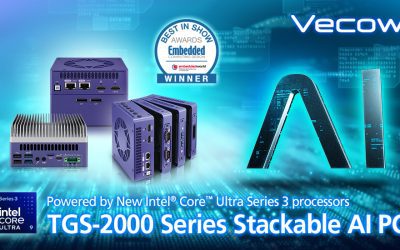 Vecow TGS-2000 Wins Embedded Computing Design’s Best in Show Award at embedded world 2026